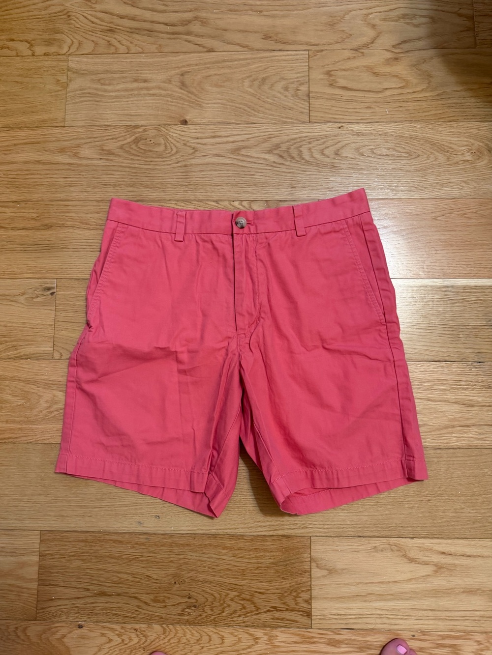 Vineyard Vines Salmon Flat Front Shorts